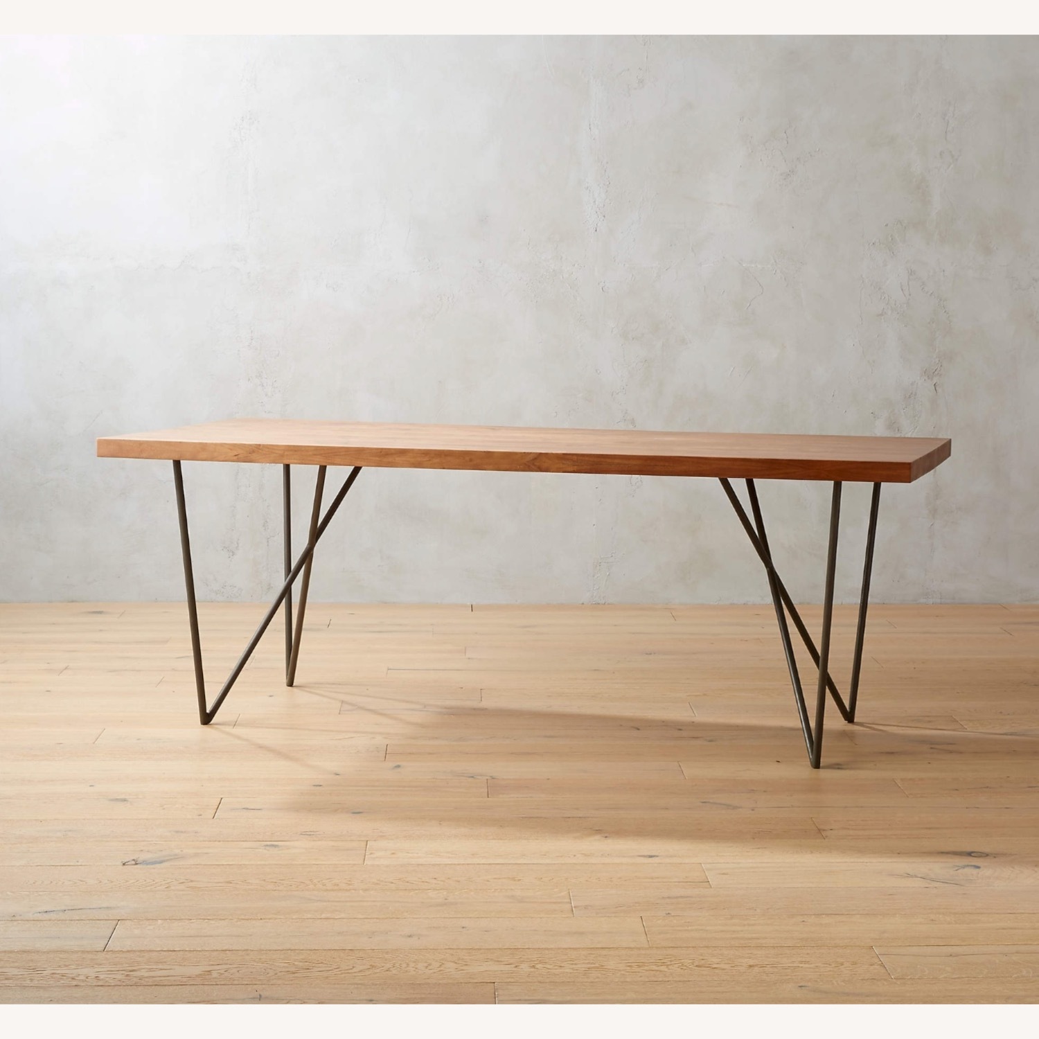 CB2 Dylan Dark Brown Wood Dining Table 80"x36" - image-1