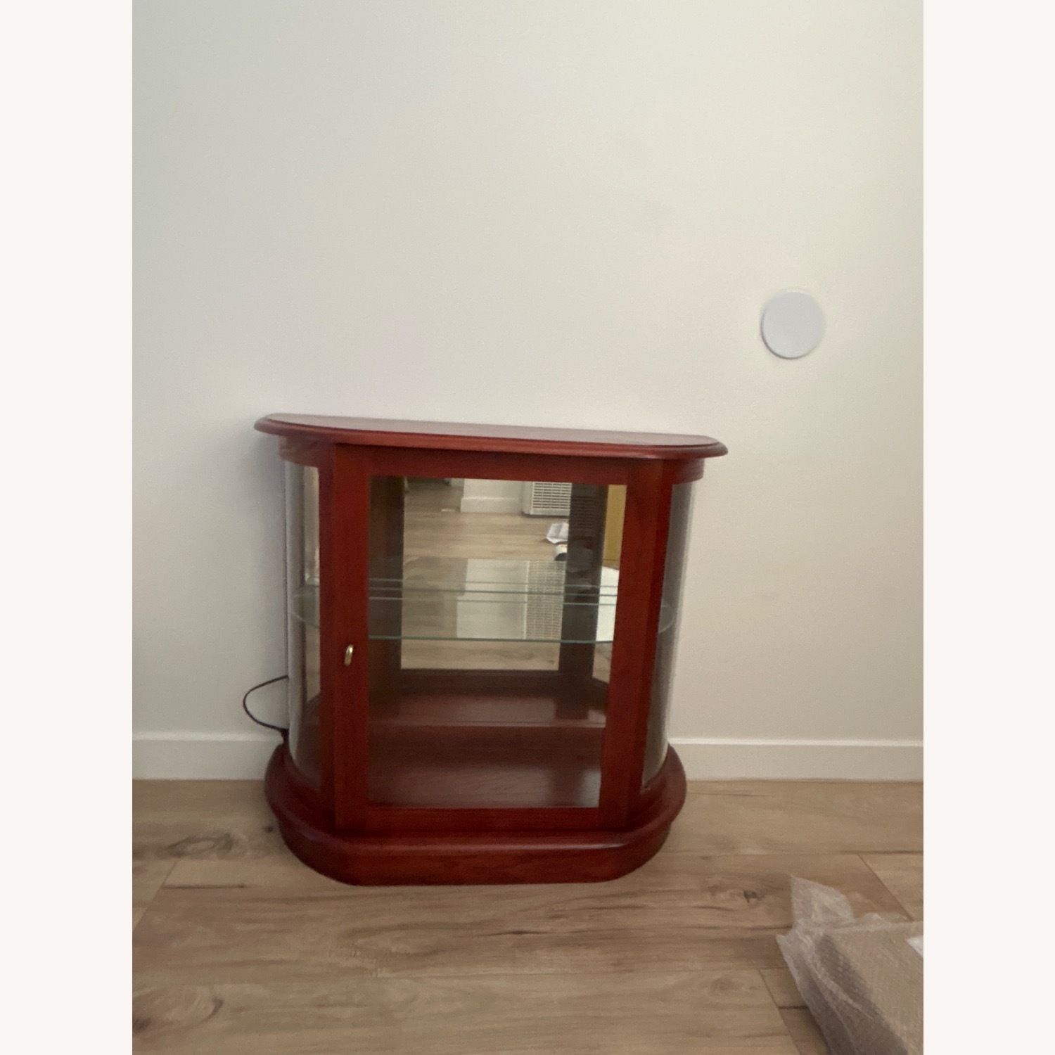 Bombay Red Curio Cabinet W Lights - image-2