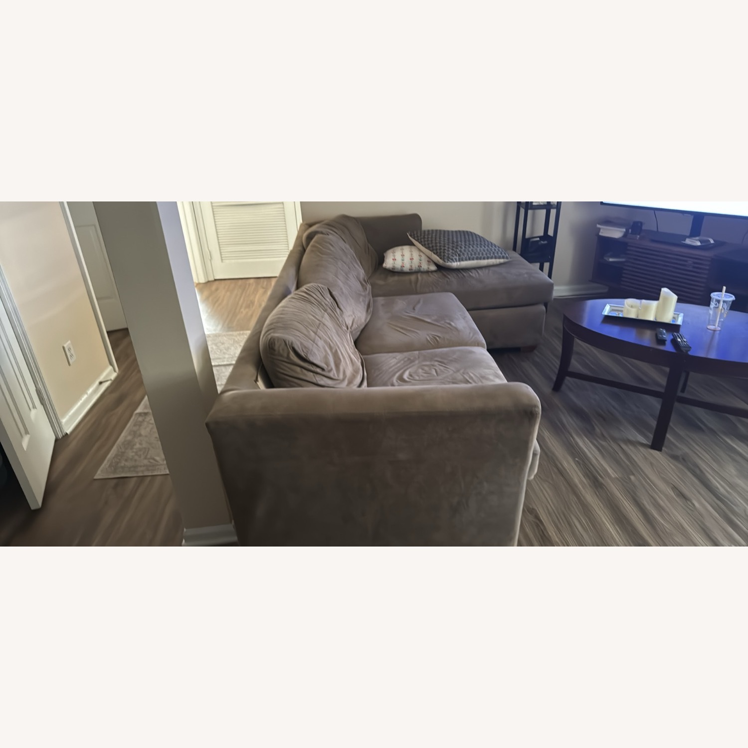 Sofa Express Light Brown 2 Piece Sectional - image-2