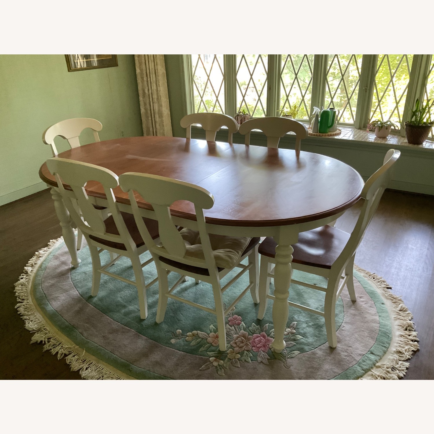 Elegant Wood Dining Table With 6 Chairs - image-2