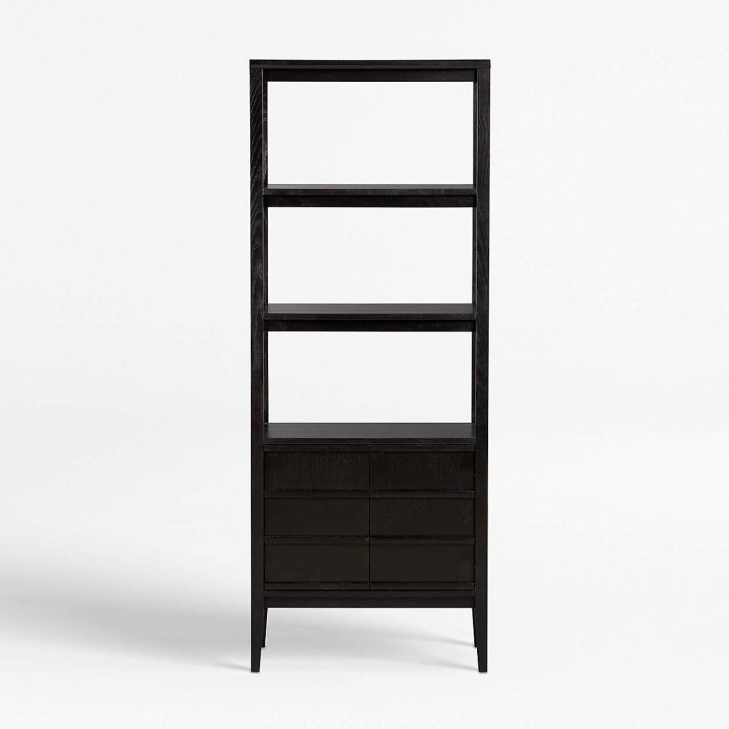 Crate & Barrel Spotlight Ebony Bookcase - image-4