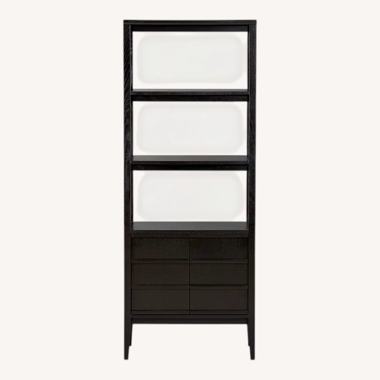 Crate & Barrel Spotlight Ebony Bookcase - image-0