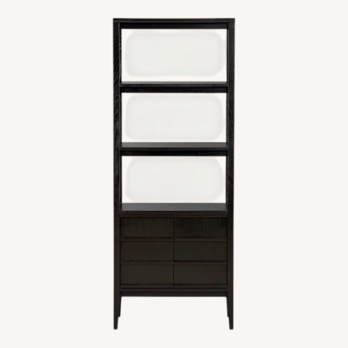 Used Crate & Barrel Spotlight Ebony Bookcase for sale on AptDeco