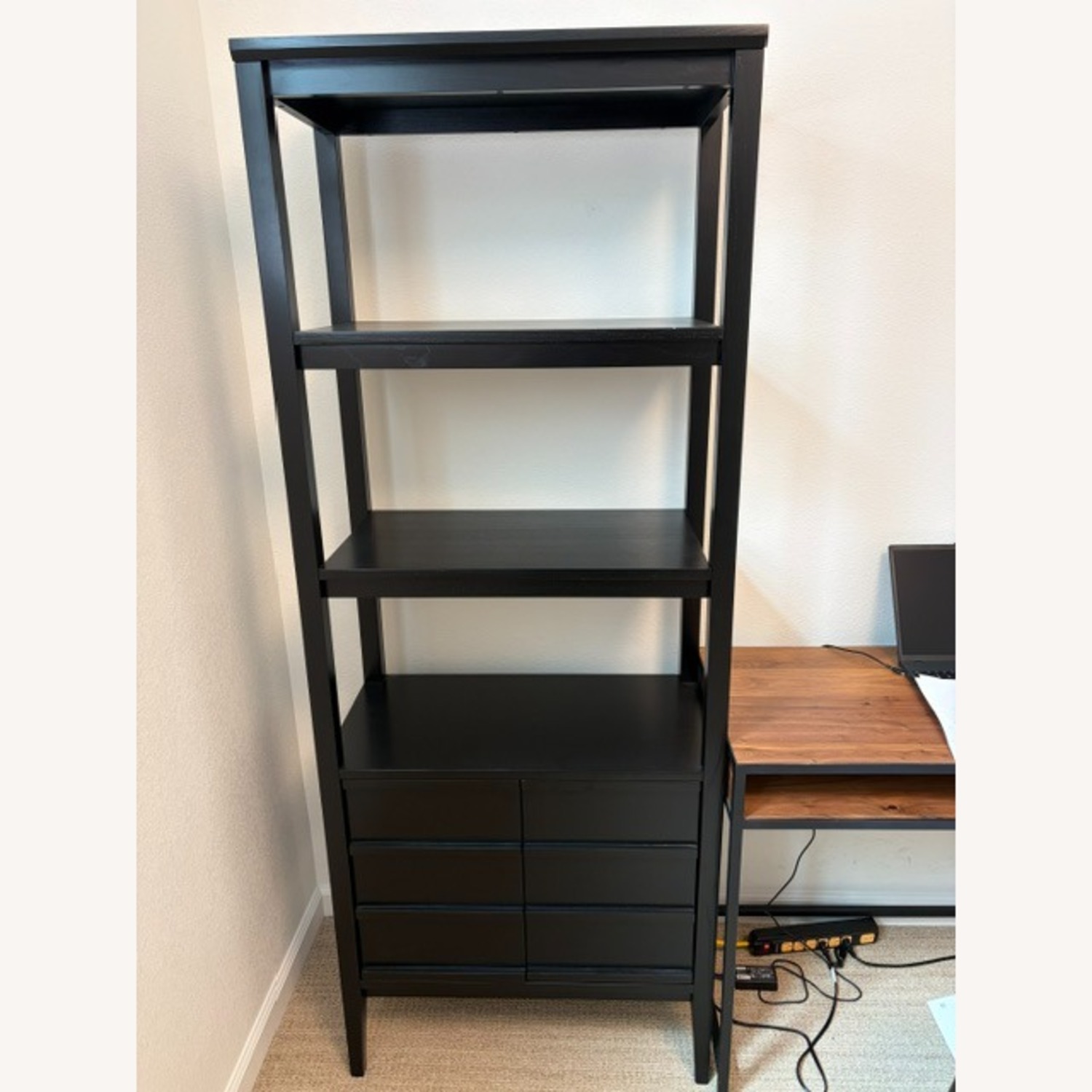 Crate & Barrel Spotlight Ebony Bookcase - image-2