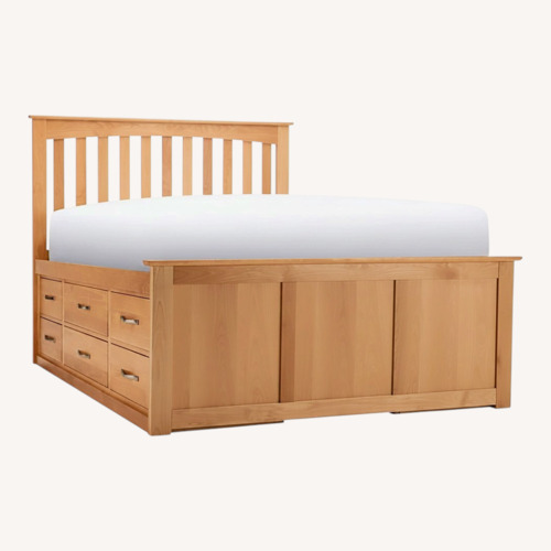 Used Raymour & Flanigan Everitt Queen Storage Bed for sale on AptDeco