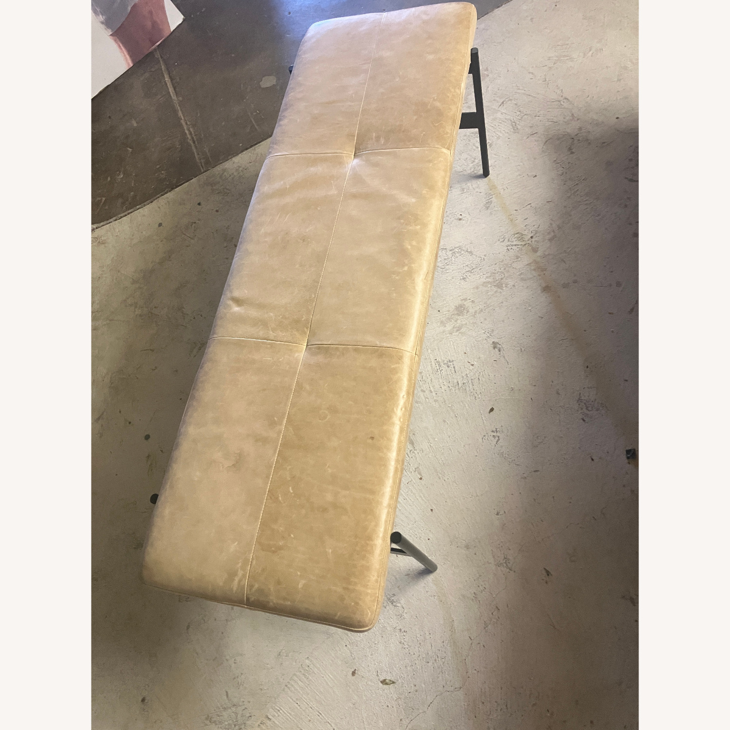 Blu Dot Leather Day Bench - image-3