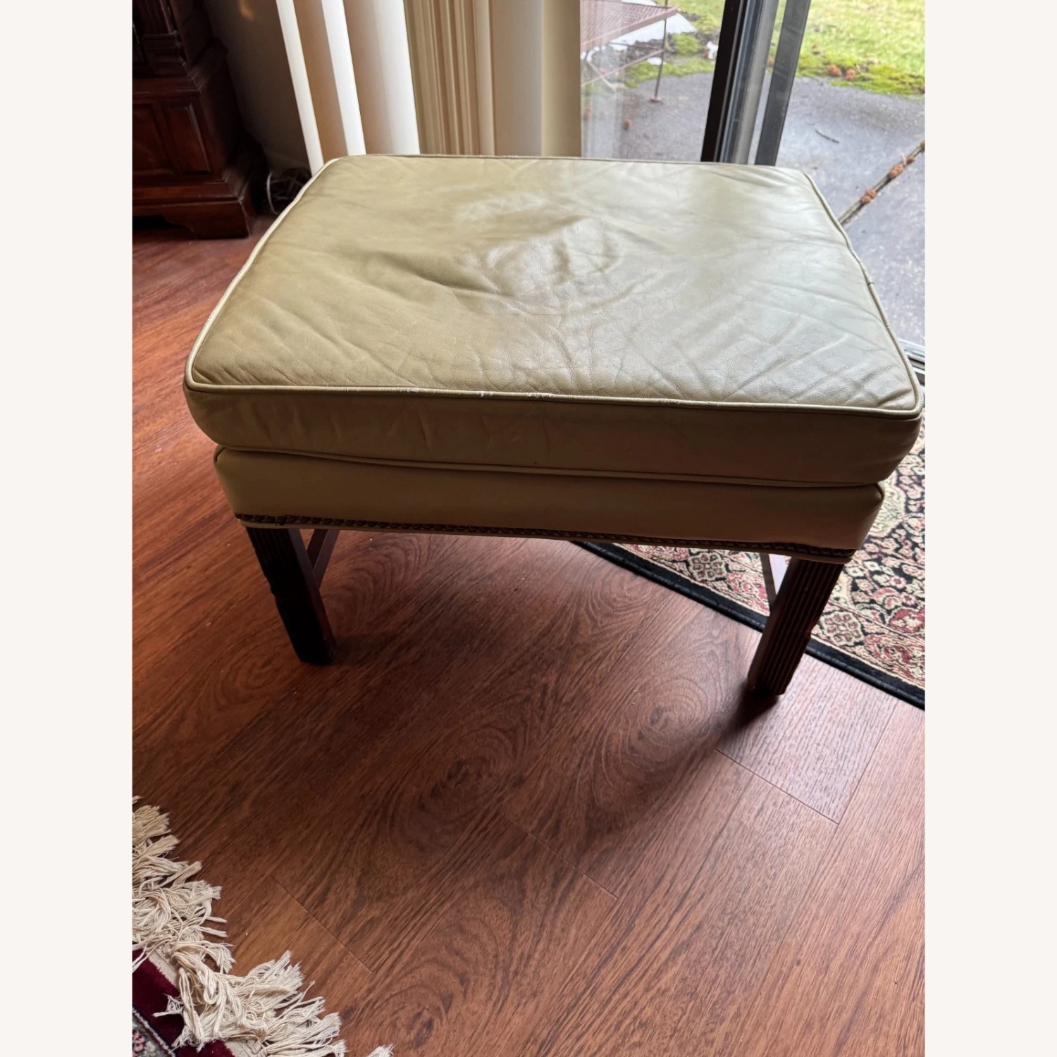 Vintage/Antique Natural Leather Armchair - image-19