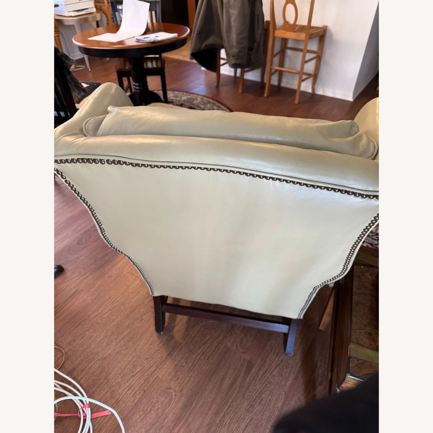 Vintage/Antique Natural Leather Armchair - image-10