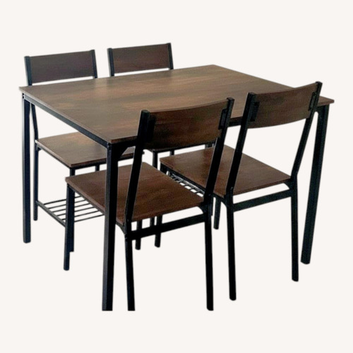 Used Natural Wood Dining Set for sale on AptDeco