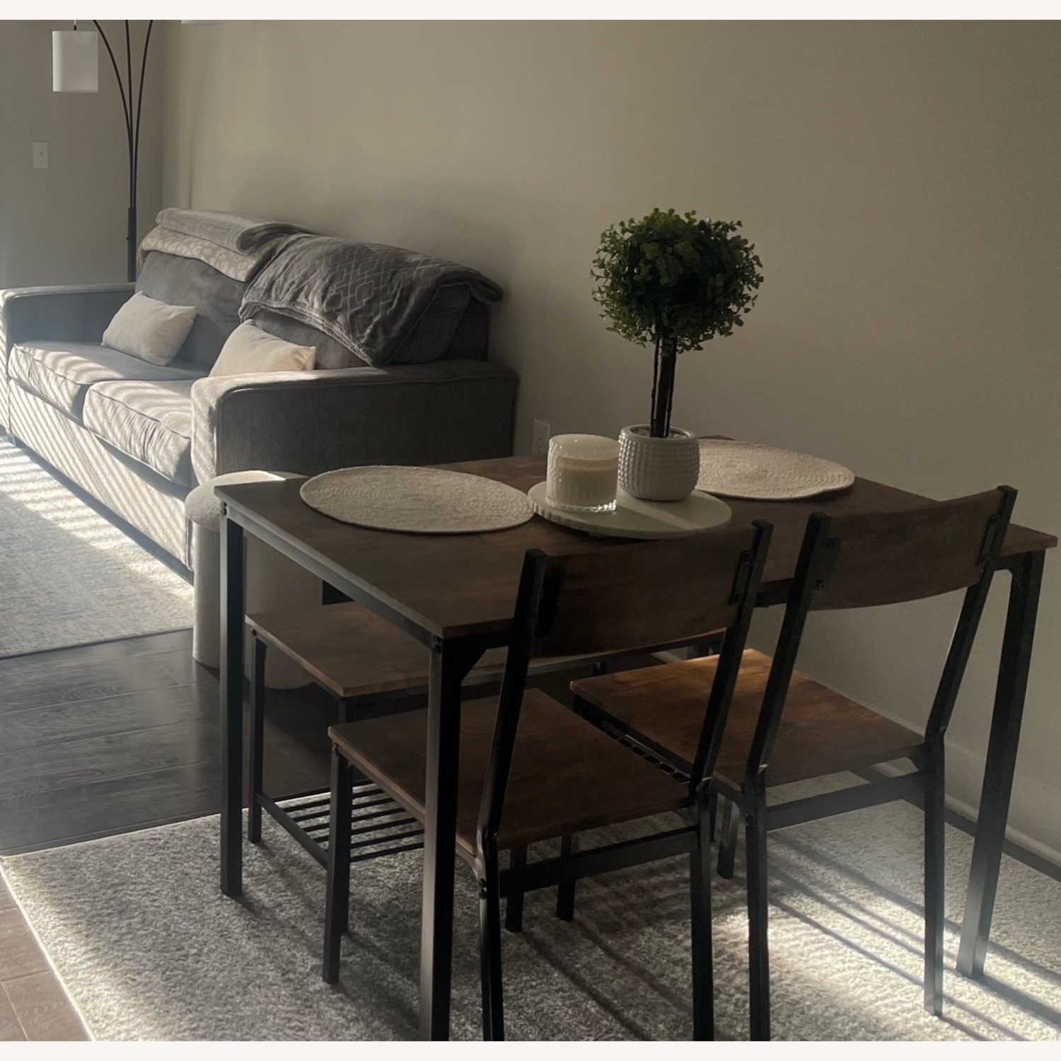 Natural Wood Dining Set - image-1