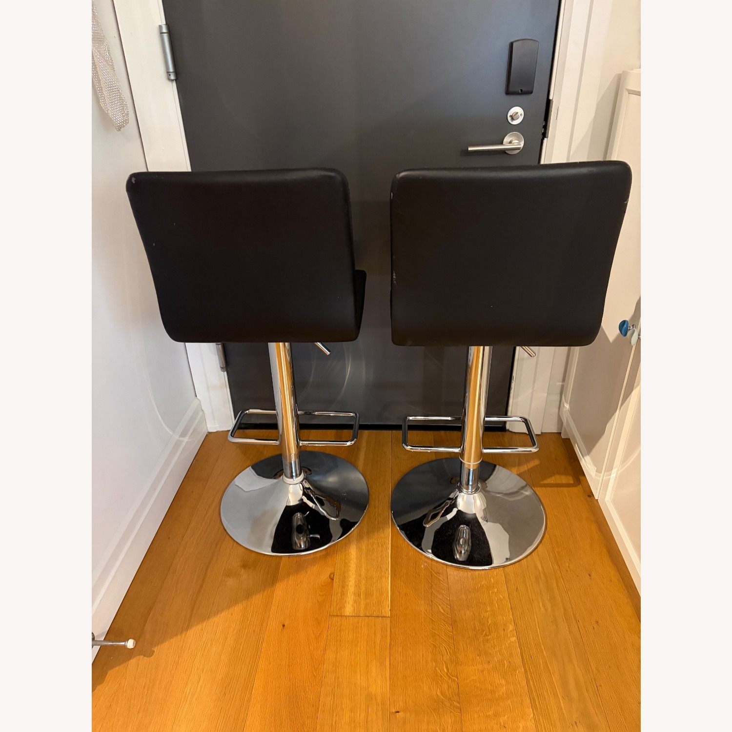 BoConcept Siena Black Faux Leather Stools - image-3