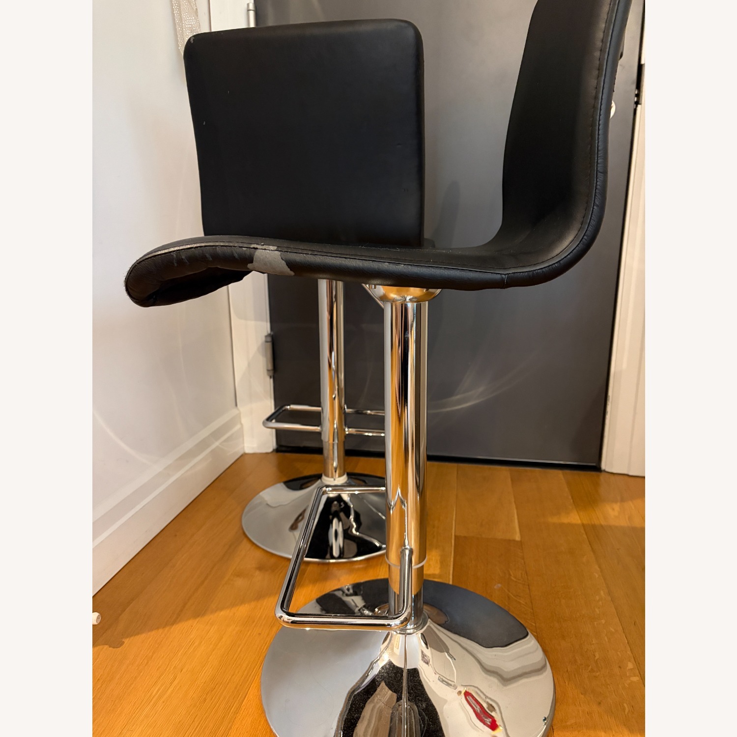 BoConcept Siena Black Faux Leather Stools - image-5