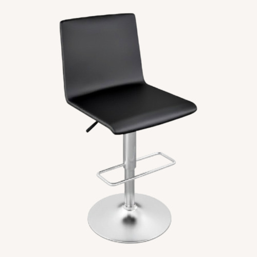 Used BoConcept Siena Black Faux Leather Stools for sale on AptDeco