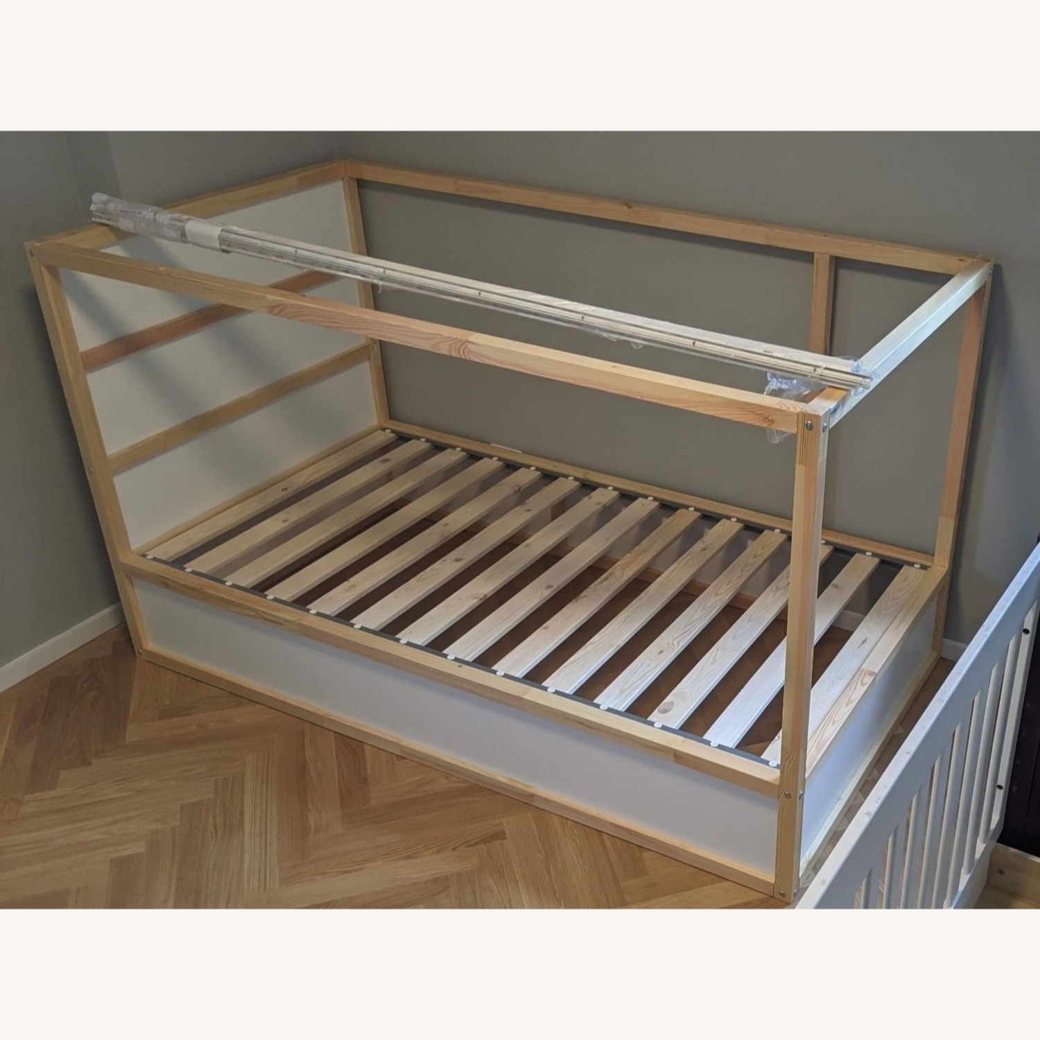 IKEA Kura White Wood Bunk Bed - image-2