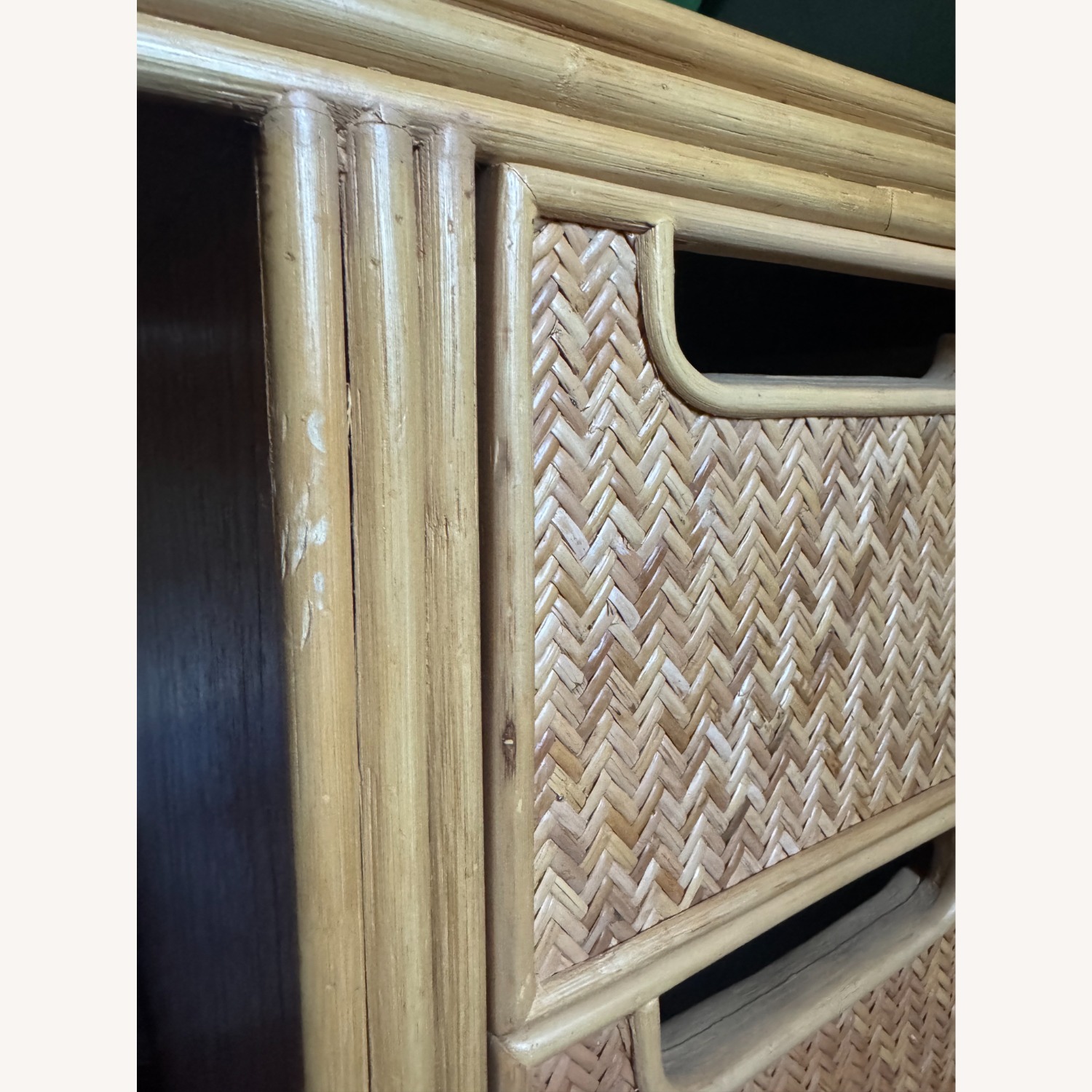 Urban Outfitters Ria Rattan Desk - image-3