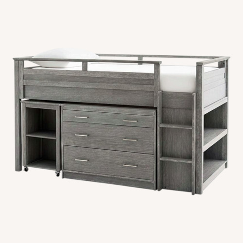 Used Pottery Barn Teen Sleep & Study Low Loft Bed for sale on AptDeco