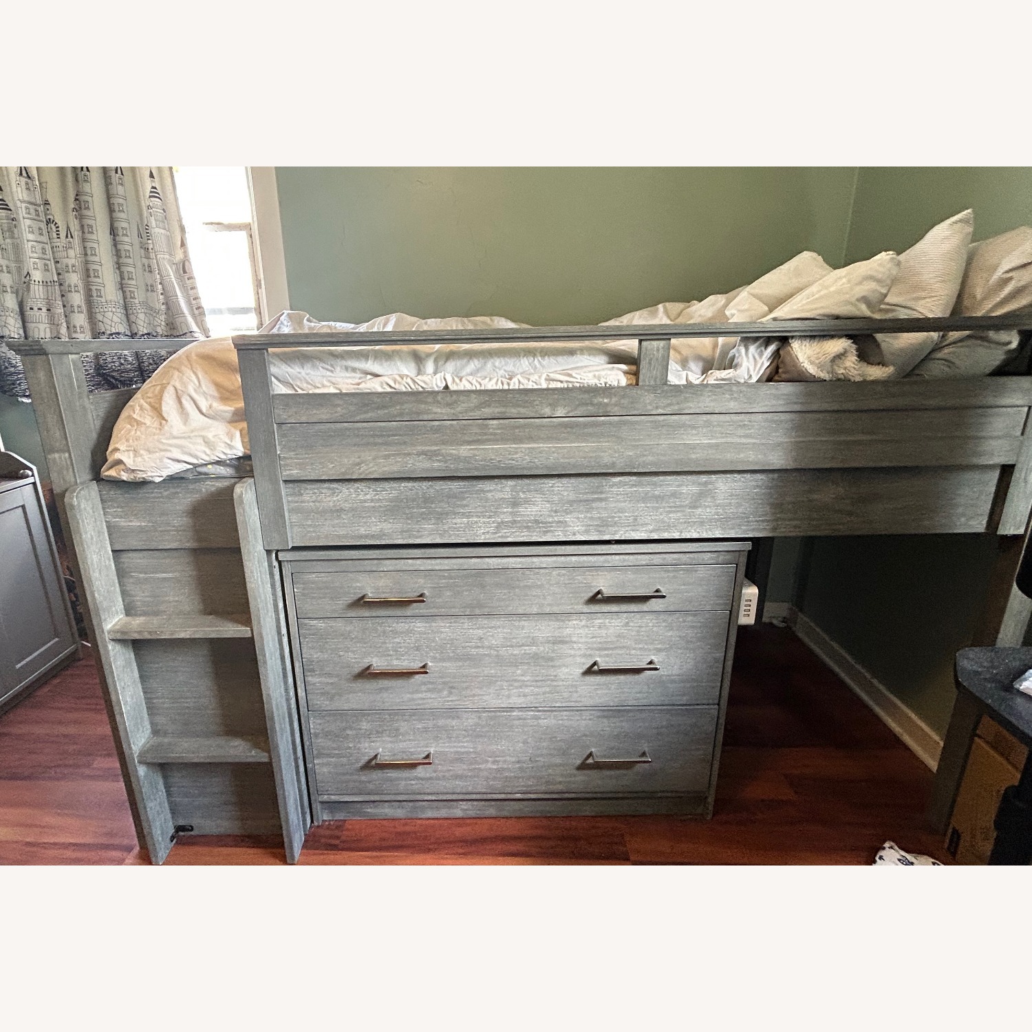 Pottery Barn Teen Sleep & Study Low Loft Bed - image-2