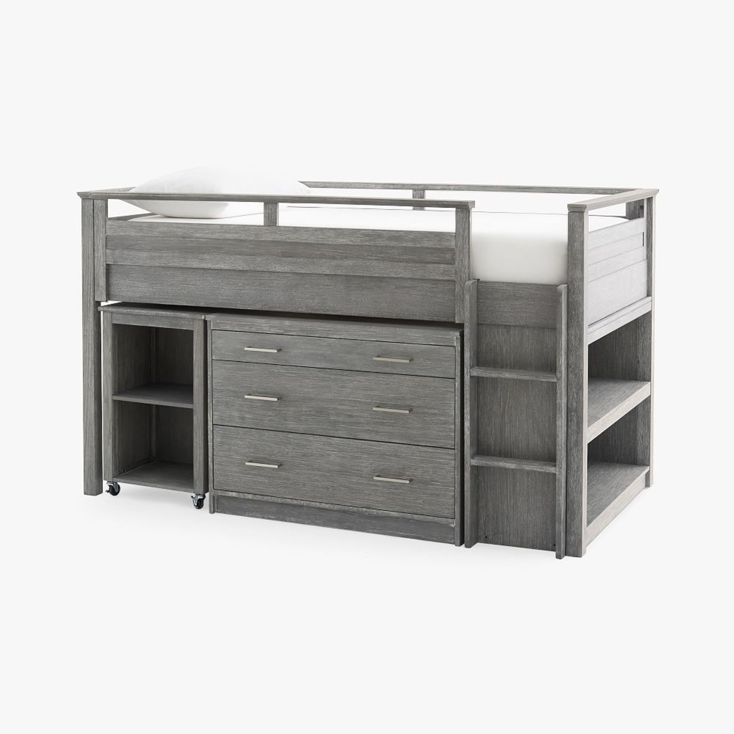 Pottery Barn Teen Sleep & Study Low Loft Bed - image-5