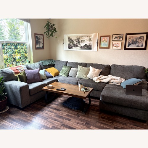 Used Large Couch With Chaise for sale on AptDeco