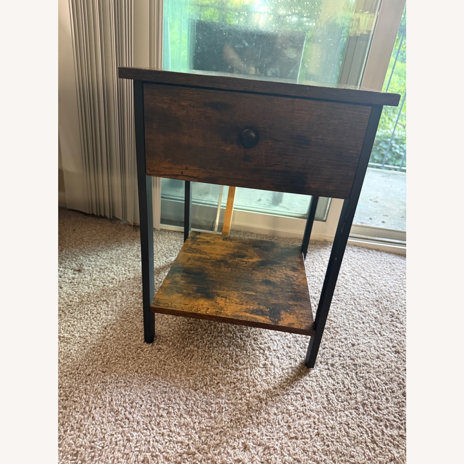 VASAGLE Brown Nightstand - image-2
