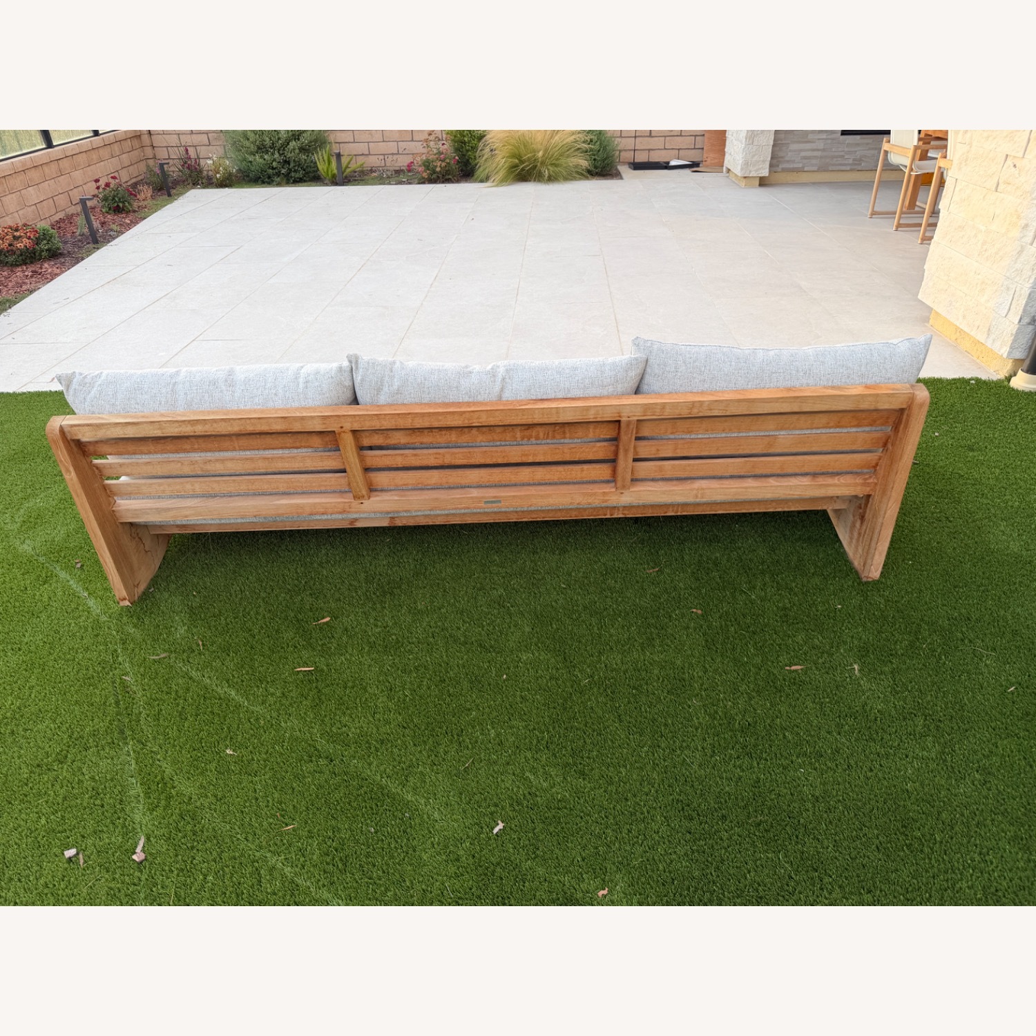 Harbour Furniture Light Gray Wood Patio Furniture - image-8