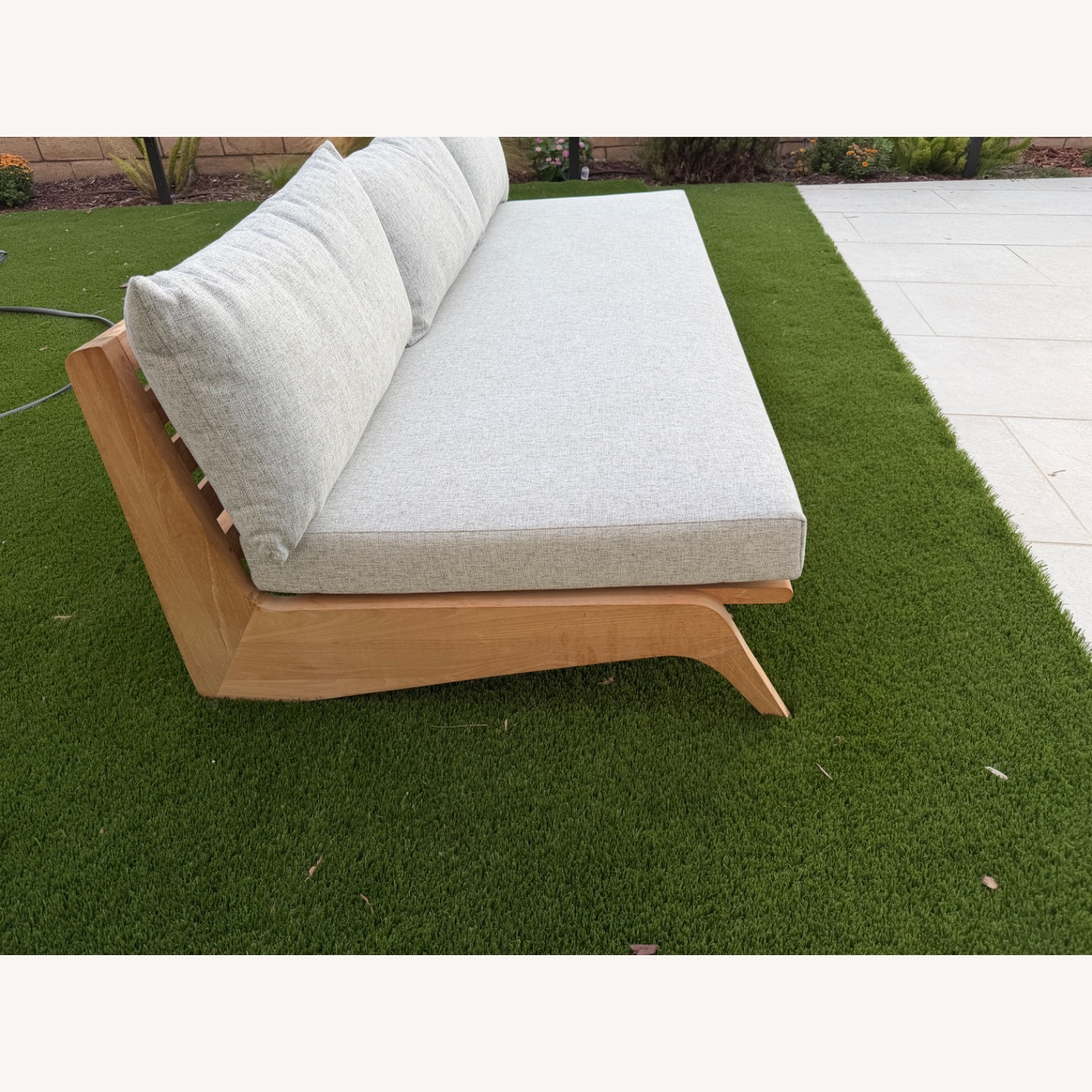Harbour Furniture Light Gray Wood Patio Furniture - image-3