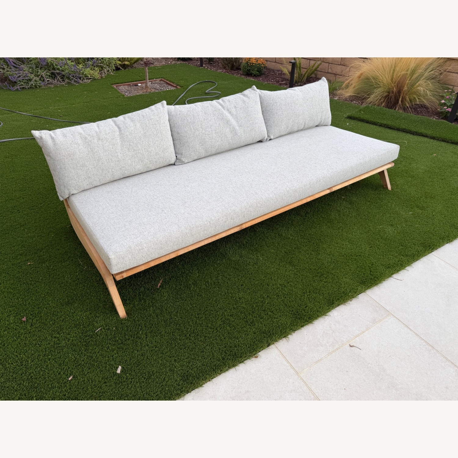 Harbour Furniture Light Gray Wood Patio Furniture - image-2