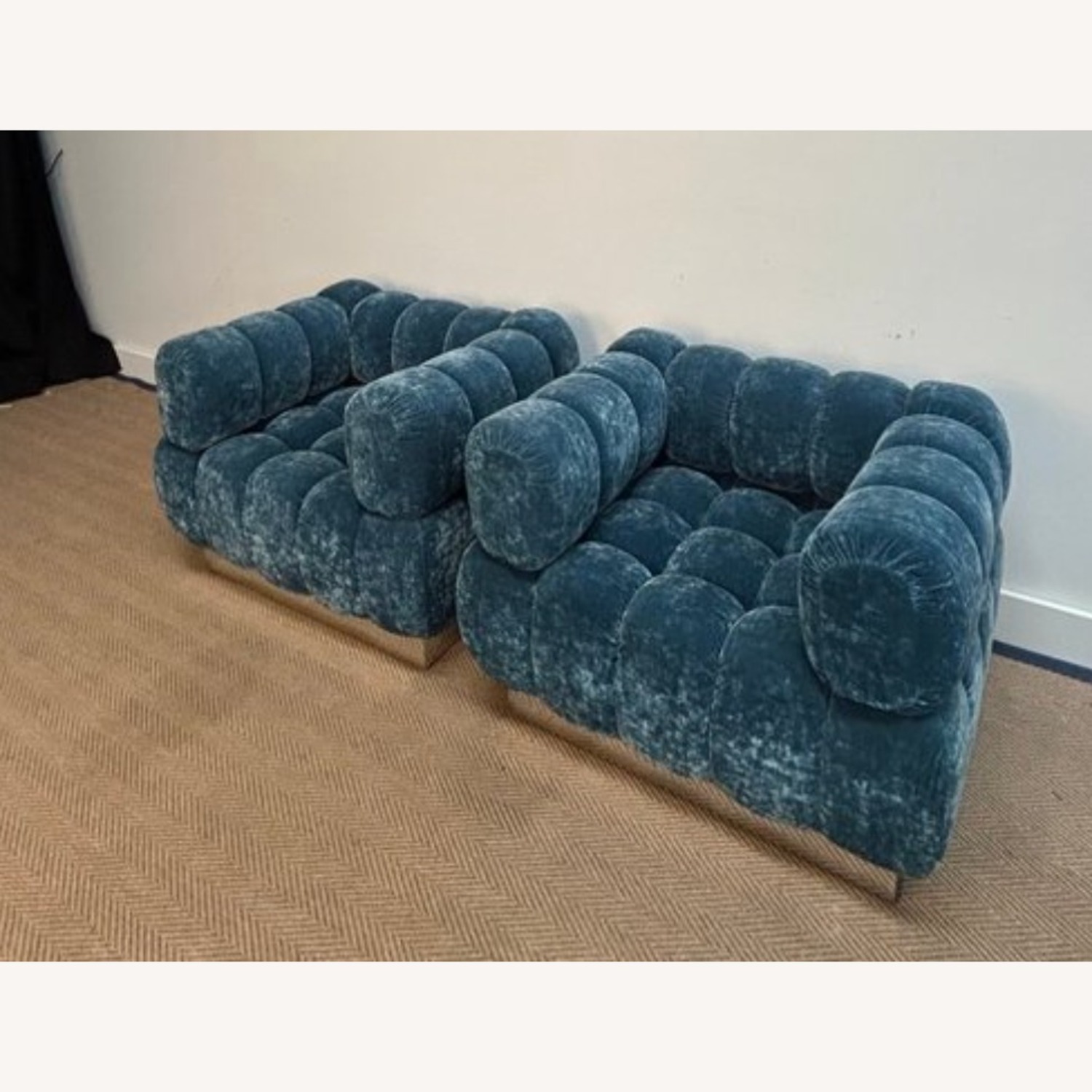 Todd Merrill Custom Originals Tufted Club Chairs - image-2