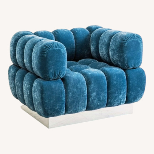 Used Todd Merrill Custom Originals Tufted Club Chairs for sale on AptDeco