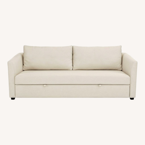Used Pottery Barn Celeste White Sofa Sleeper for sale on AptDeco