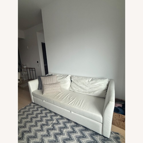 Used Pottery Barn Celeste White Sofa Sleeper for sale on AptDeco