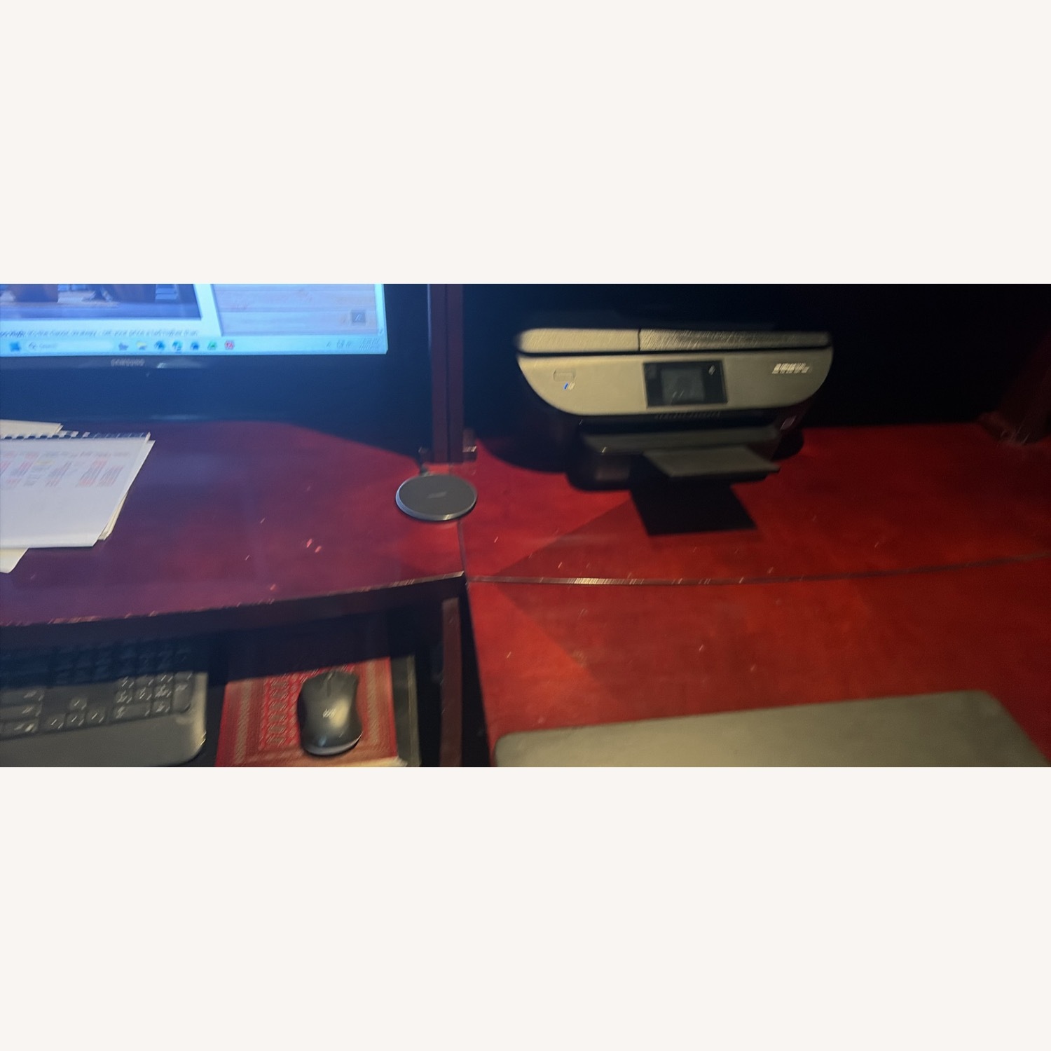 Absolute Office Solutions Dark Brown Wall Unit - image-4