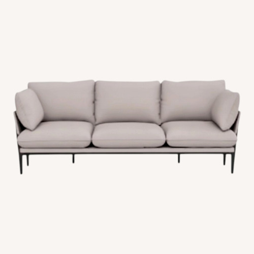 Used Floyd Light Gray Fabric 3+ Seater Sofa for sale on AptDeco