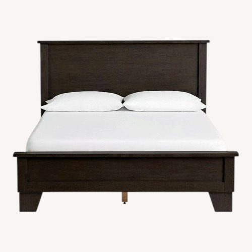 Used Pottery Barn Sumatra II Bed, Mahogany, King for sale on AptDeco