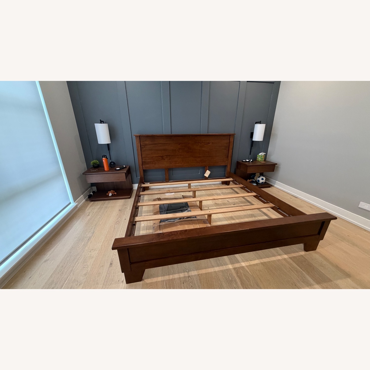 Pottery Barn Sumatra II Bed, Mahogany, King - image-1