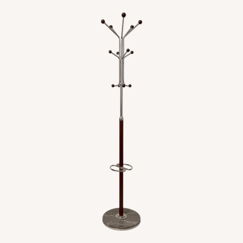 Used Vintage/Antique Metal and Wood Clothes Hanger for sale on AptDeco