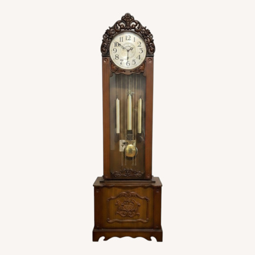 Used Vintage/Antique Dark Brown Wood Décor for sale on AptDeco