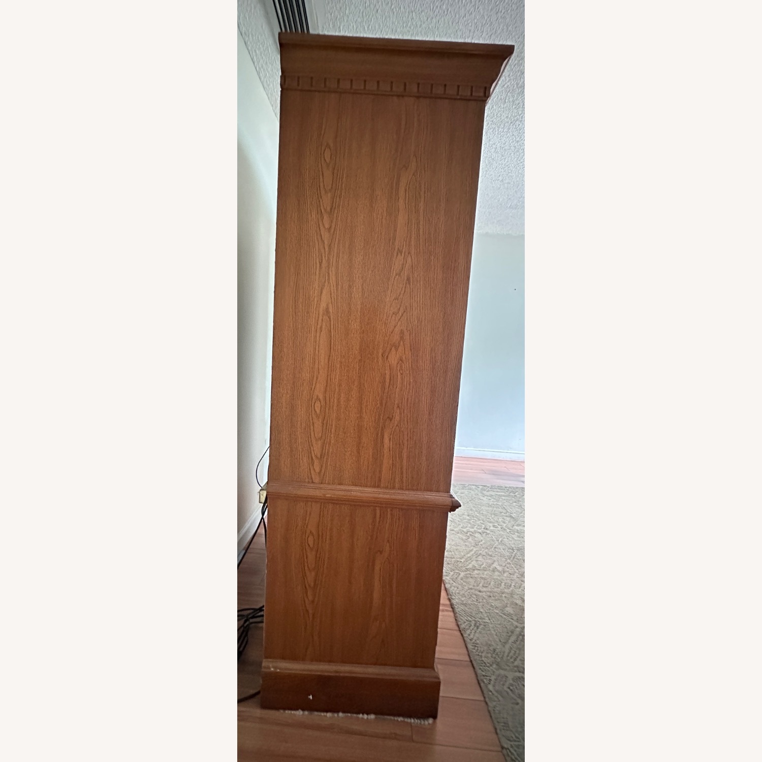 Natural Wood Armoire - image-3