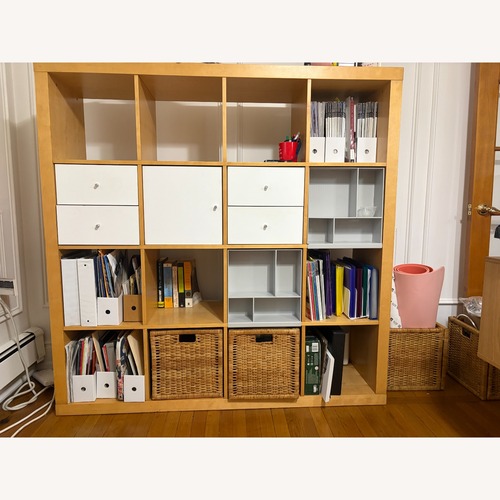 Used IKEA Natural Wood Bookcase for sale on AptDeco
