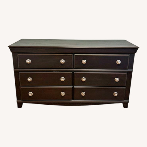 Used Dark Brown Wood Dresser for sale on AptDeco