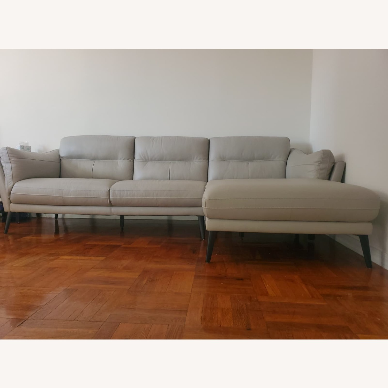 Bob's Discount Furniture Leather Sofa  - image-4