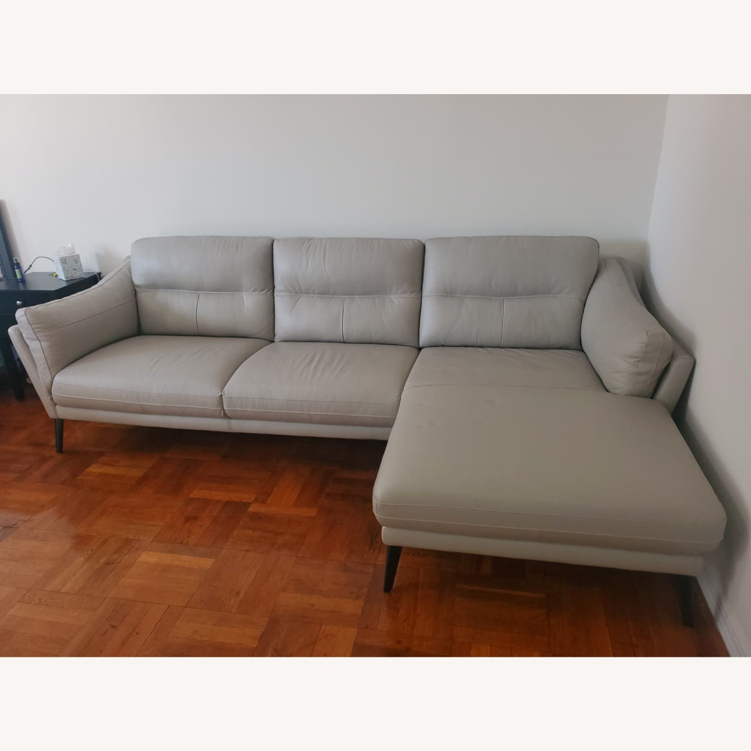 Bob's Discount Furniture Leather Sofa  - image-3