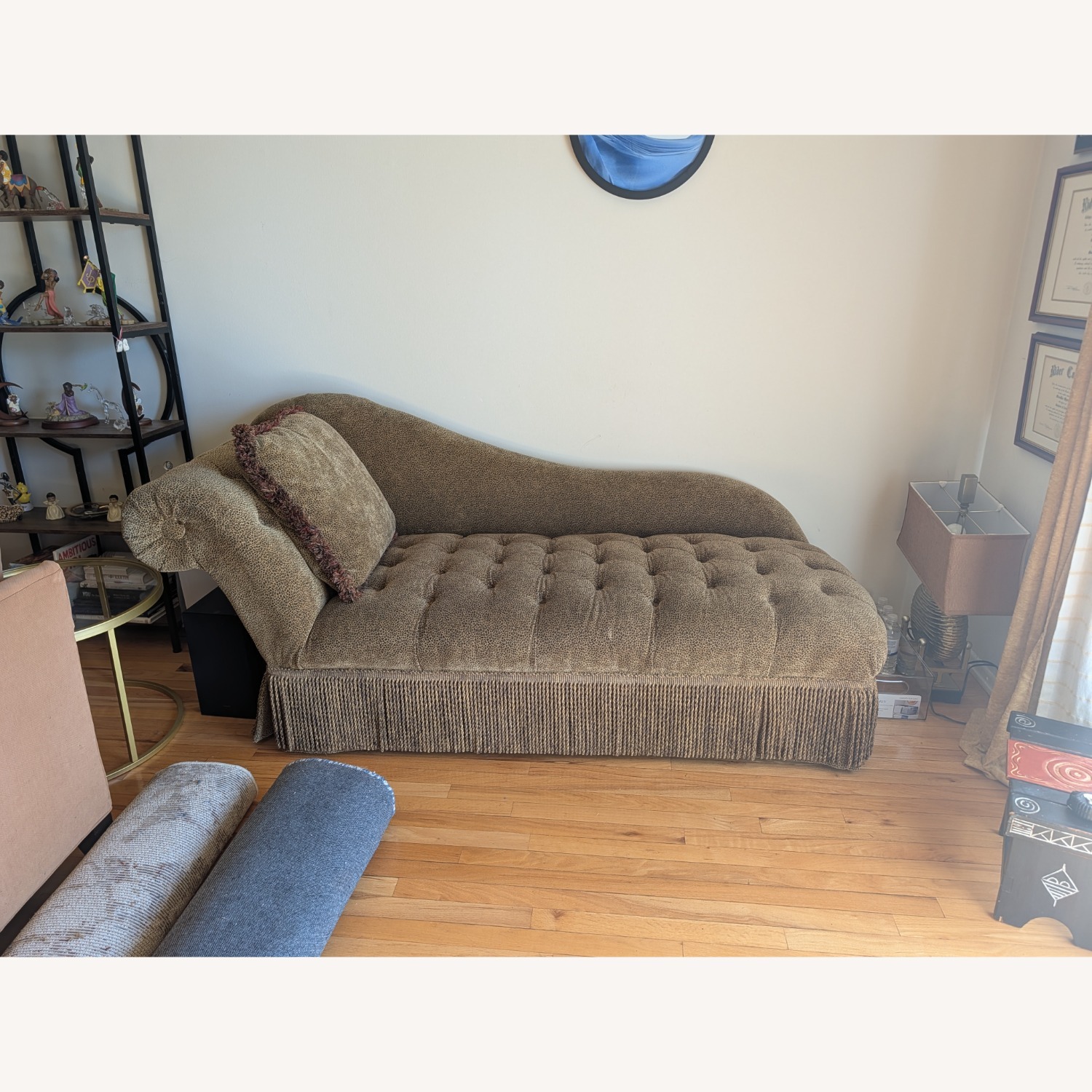 The Bombay Company Fabric Chaise Lounge - image-1