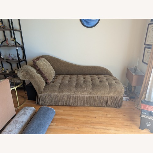 Used The Bombay Company Fabric Chaise Lounge for sale on AptDeco