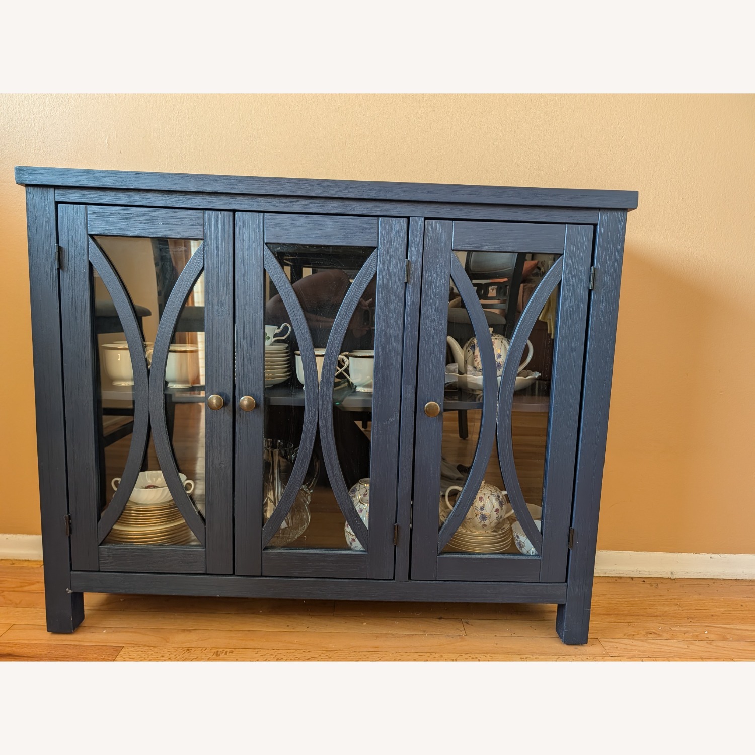 Blue Wood Sideboard - image-2