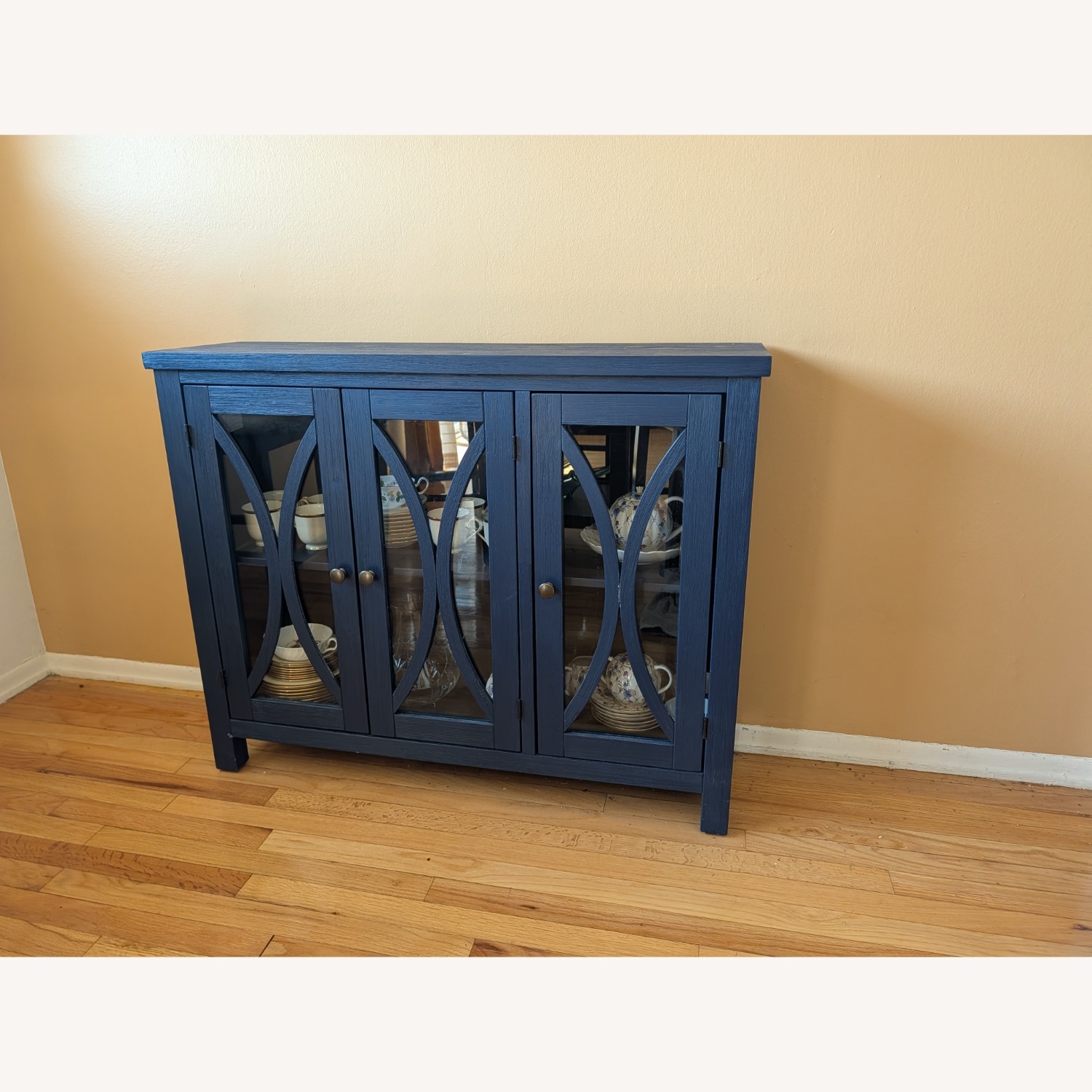 Blue Wood Sideboard - image-1