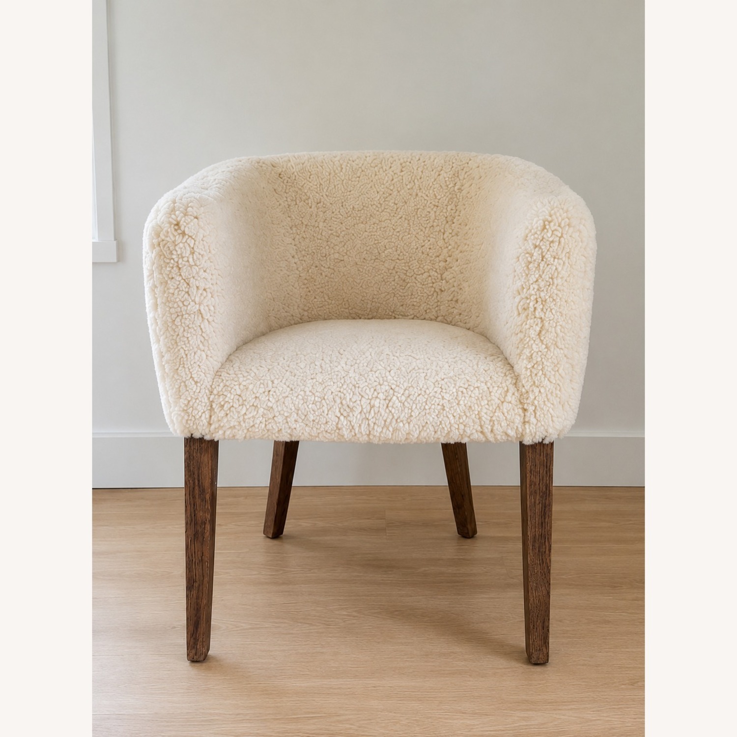 Restoration Hardware Morgan Barrelback Slope Arm Dining Armchair - image-1