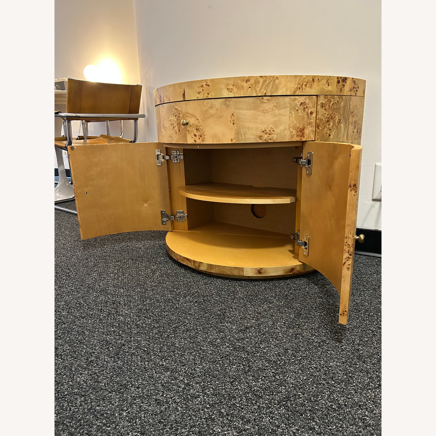 Four Hands Ashton Natural BurlWood Nightstand - image-3