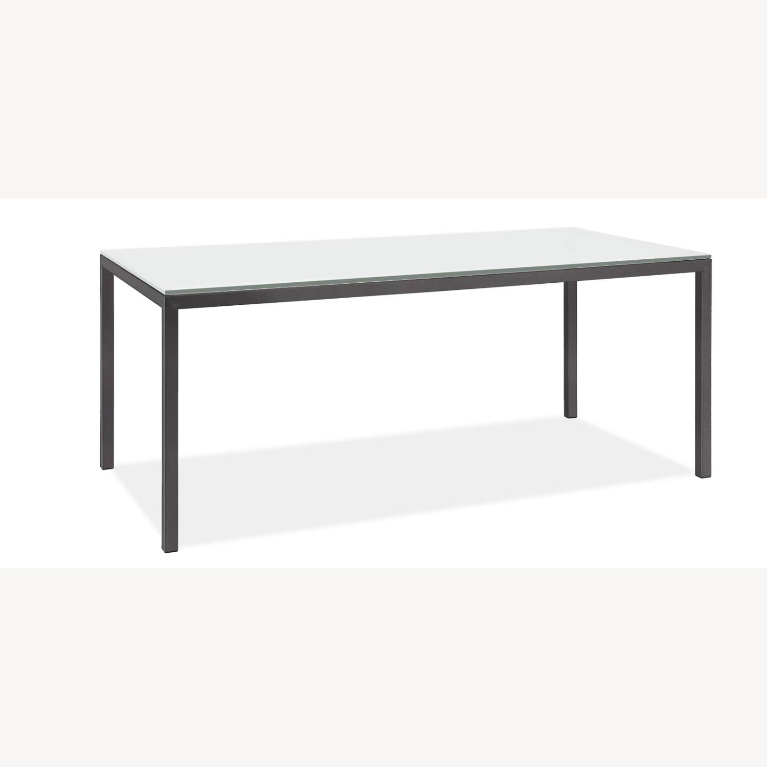 Room & Board Parsons Red Glass Dining Table - image-6