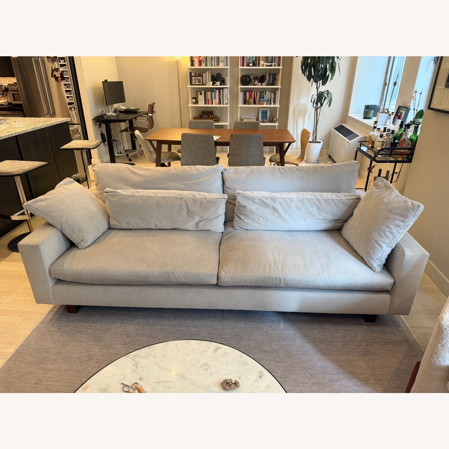 West Elm Harmony 92" Deep Sofa - image-3